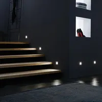 Hera LED-Wandeinbauleuchte edelstahloptik ww 20202720108