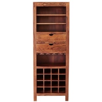 LAKSHMI-indisches-moebelhaus.de Barschrank 65x180x45 aus indischem Sheesham-Holz