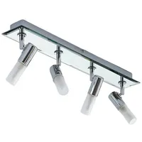 LINDBY Bad-Strahler Zela, Länge 53 cm, chrom, 4-flammig