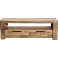 Riess-Ambiente Massives TV-Board Iron Craft Mango 130cm 2 Schubladen