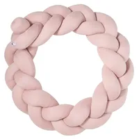 Nordic coast company Bettschlange Geflochten Strick Blush Rosa (Beige-Rosa)
