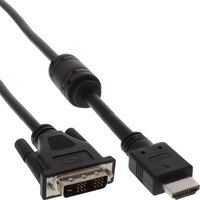 InLine 17663 HDMI-DVI Adapterkabel 19-polig Stecker auf 18+1 Stecker