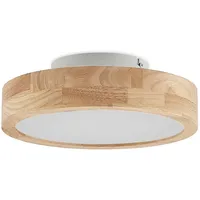 LINDBY Lanira, Ø 30 cm, Holz, Remote, CCT