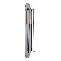 BLOMUS Kaminbesteck Wandmontiert braun, 3-tlg.