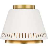 Elstead Lighting Deckenleuchte Wohnzimmerlampe Stahl Mattweiß D 28,1 cm
