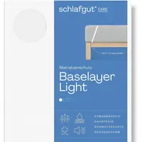 Schlafgut Baselayer Light Matratzenschutz 160 x 200 cm weiß