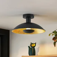 LINDBY Narisara Deckenleuchte Ø30 Black/Gold