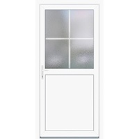 PANTO Kunststoff-Nebeneingangstür K 502 Weiß 98 x 198 cm