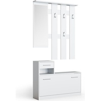 Vicco Garderobe-Set Billy weiß