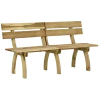 Furnicato Gartenbank 160 cm Kiefernholz Imprägniert