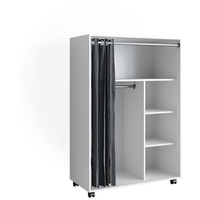 Vicco Kleiderschrank Doros, 100 x 146.6 cm mit Rollen