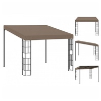 VidaXL Wand-Pavillon 3x3 m Taupe Stoff