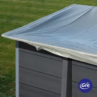 Gre Winterabdeckplane für Compositepools, 88855163-0 grau,
