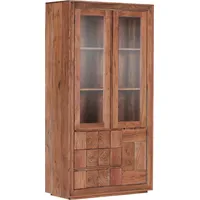 GUTMANN FACTORY Vitrine GUTMANN FACTORY "Timber", braun, B:100cm H:190cm