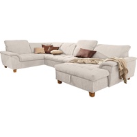 Home Affaire Wohnlandschaft HOME AFFAIRE "Lyla U-Form", beige (natur),