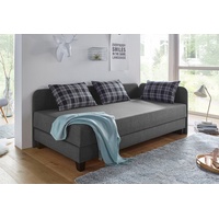MAINTAL Gästebett, mit Umbau und Bettkasten grau