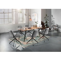 GUTMANN FACTORY Esstisch "Tensio", beige (natur, schwarz, natur), B:180cm