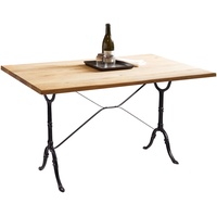 SIT Möbel TABLES & CO Tisch Gusseisen/Wildeiche geölt -