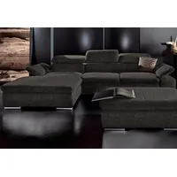 Sit&more Ecksofa »Alcudia L-Form«, wahlweise mit Bettfunktion schwarz