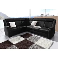 Sit&more Ecksofa SIT & MORE "Basel L-Form", schwarz, B:261cm