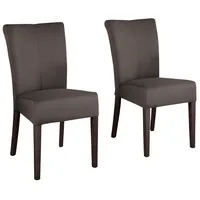 Home Affaire Esszimmerstuhl »Queen«, (Set), 2 St., Kunstleder, Beine