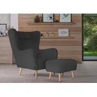 Home Affaire Ohrensessel Telford Mikrofaser 77 x 106 x