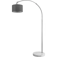 Monzana Design Bogenlampe Grau 150-175cm verstellbar