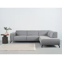 PLACES OF STYLE Ecksofa Lorcan, in Lederoptik oder Strukturstoff