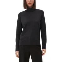 S.Oliver Feinstrickpullover mit Rollkragen Black 36