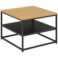 Actona Mid.you Couchtisch Schwarz Eiche quadratisch 55x42x55 cm