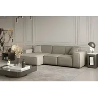 Fun Möbel Ecksofa Designersofa CELES in Stoff Opera Velvet
