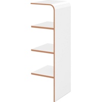 Tojo Wandregal TOJO "Tojo-schuh", weiß, B:31cm H:85cm T:25cm, MDF,