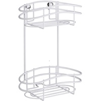 Wenko Wandregal 2 Etagen Classic Plus Weiß