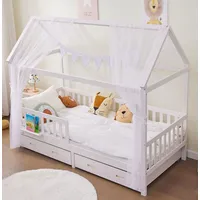 ALAVYA HOME Alavya Home® Hausbett 90x200 cm Komplett Set
