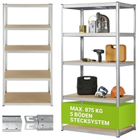 Juskys Lagerregal Basic 200 x 100 x 60 cm