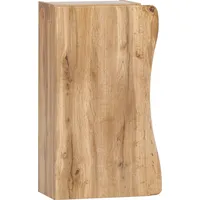 WELLTIME Hängeschrank "Stubach", braun (wotaneiche), B:30cm H:64cm T:20cm, MDF,