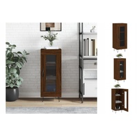 VidaXL Sideboard Braun Eichen-Optik 34,5x34x90 cm Holzwerkstoff