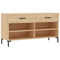 VidaXL Schuhbank Sonoma-Eiche 102x35x55 cm Holzwerkstoff