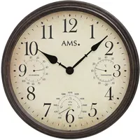 AMS Wanduhr W9463 0,0 braun