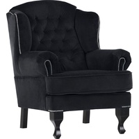 GUTMANN FACTORY Ohrensessel GUTMANN FACTORY "New Barock", schwarz, B:87cm