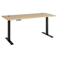 Innostyle Schreibtisch elektrisch Memphis Holzoptik Eiche Artisan