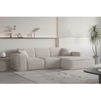 Fun Möbel Ecksofa Beige, Ottomane Rechts & Couches, Wohnlandschaften,