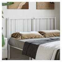 VidaXL Kopfteil Metall Weiß 160 cm