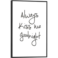 Reinders! Bild Slim Frame Black (Always Kisses, B x