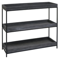 Mendler Regal HWC-K71, Standregal Pflanzregal Bücherregal, Holz Metall 3