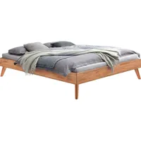 Hasena Massivholzbett Calvari 200 x cm Holz Braun Kernbuche