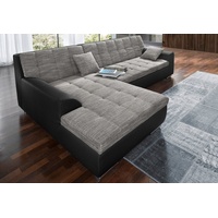 DOMO collection Ecksofa Treviso, wahlweise mit Bettfunktion, incl. Zierkissen,