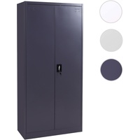 Mendler Aktenschrank HWC-H17, Stahlschrank Büroschrank Schrank, 2 Türen abschließbar