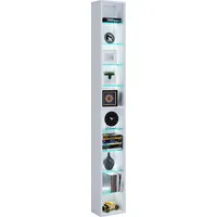 VCM Holz CD DVD Stand Regal Rasato XL