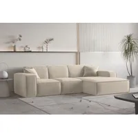 Fun Möbel Ecksofa Designersofa CELES PREMIUM Stoff Opera Velvet